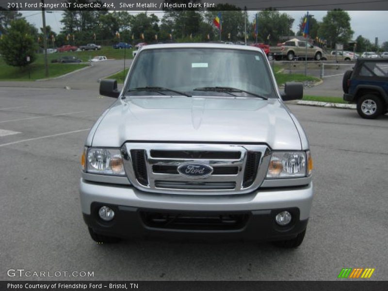 Silver Metallic / Medium Dark Flint 2011 Ford Ranger XLT SuperCab 4x4