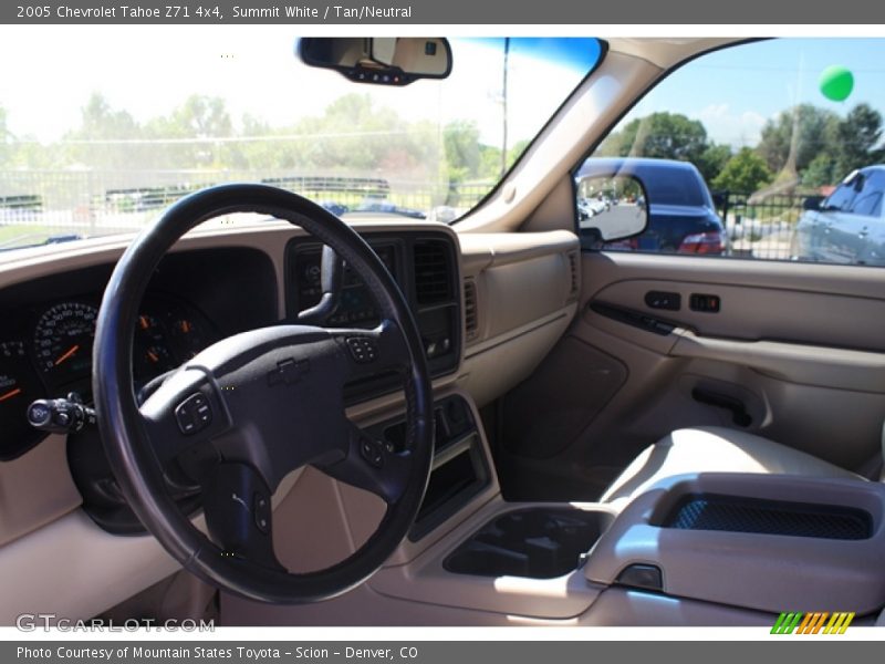 Summit White / Tan/Neutral 2005 Chevrolet Tahoe Z71 4x4