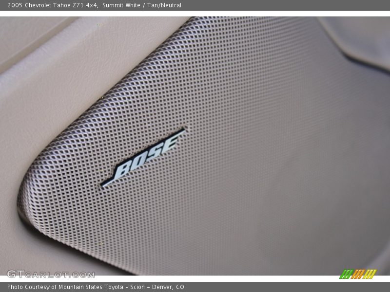 Summit White / Tan/Neutral 2005 Chevrolet Tahoe Z71 4x4