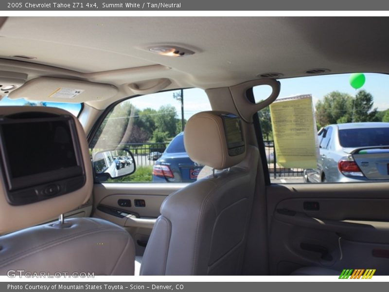 Summit White / Tan/Neutral 2005 Chevrolet Tahoe Z71 4x4