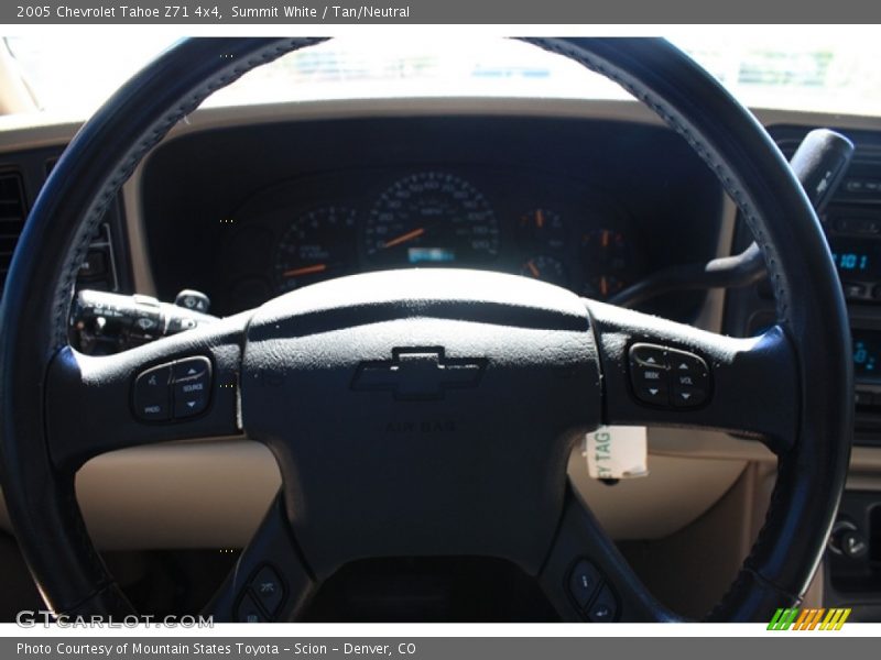 Summit White / Tan/Neutral 2005 Chevrolet Tahoe Z71 4x4