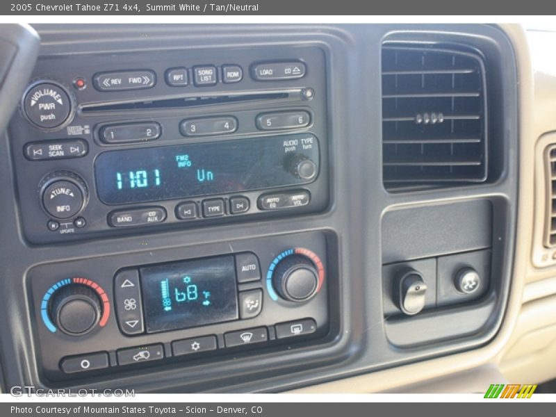 Summit White / Tan/Neutral 2005 Chevrolet Tahoe Z71 4x4