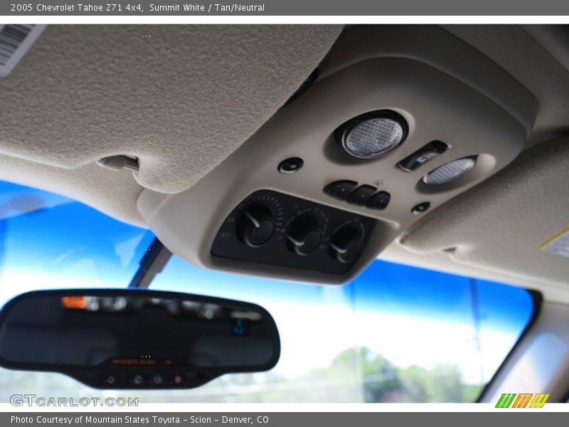 Summit White / Tan/Neutral 2005 Chevrolet Tahoe Z71 4x4