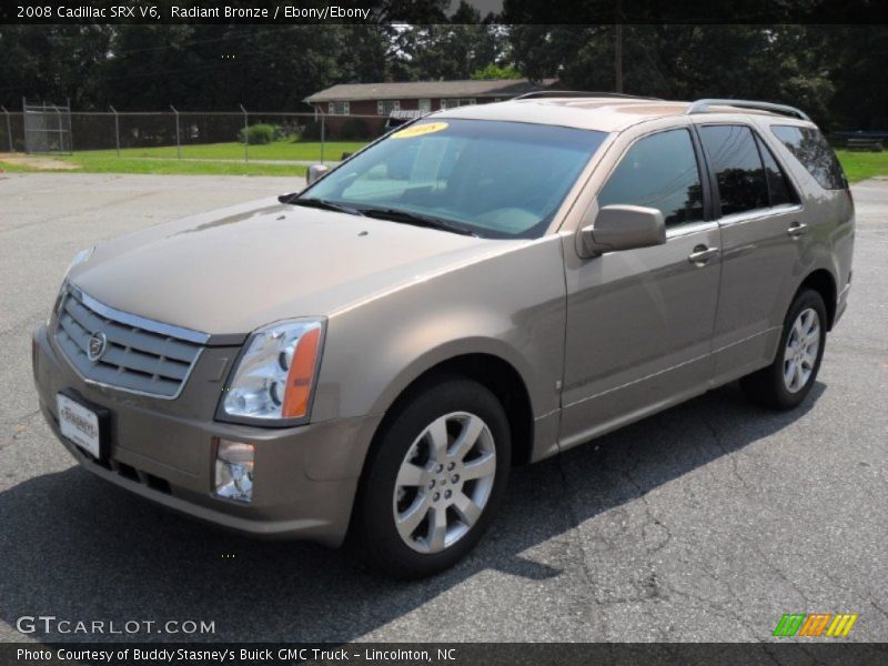 Radiant Bronze / Ebony/Ebony 2008 Cadillac SRX V6