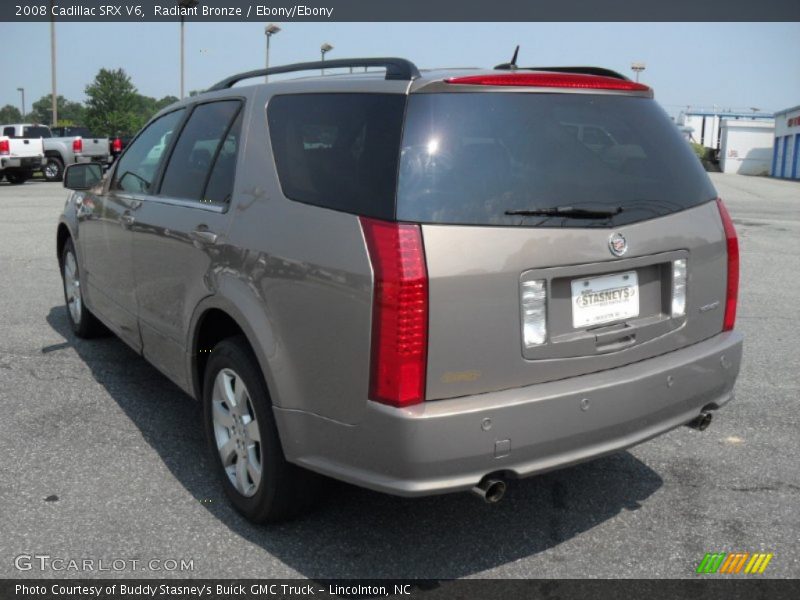 Radiant Bronze / Ebony/Ebony 2008 Cadillac SRX V6