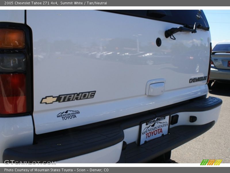 Summit White / Tan/Neutral 2005 Chevrolet Tahoe Z71 4x4