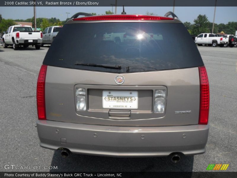 Radiant Bronze / Ebony/Ebony 2008 Cadillac SRX V6