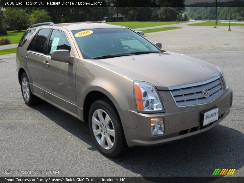 Radiant Bronze / Ebony/Ebony 2008 Cadillac SRX V6