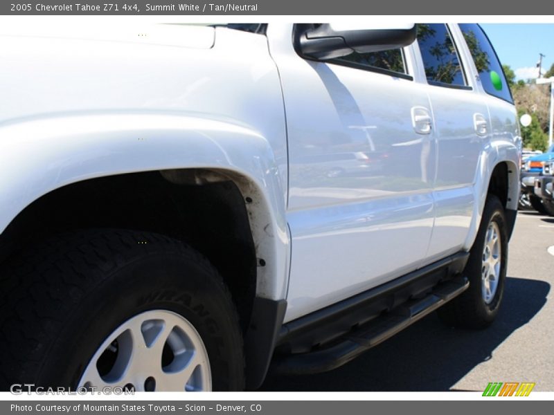 Summit White / Tan/Neutral 2005 Chevrolet Tahoe Z71 4x4