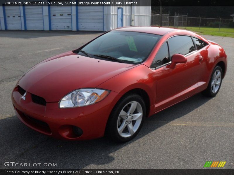 Sunset Orange Pearlescent / Dark Charcoal 2008 Mitsubishi Eclipse GS Coupe