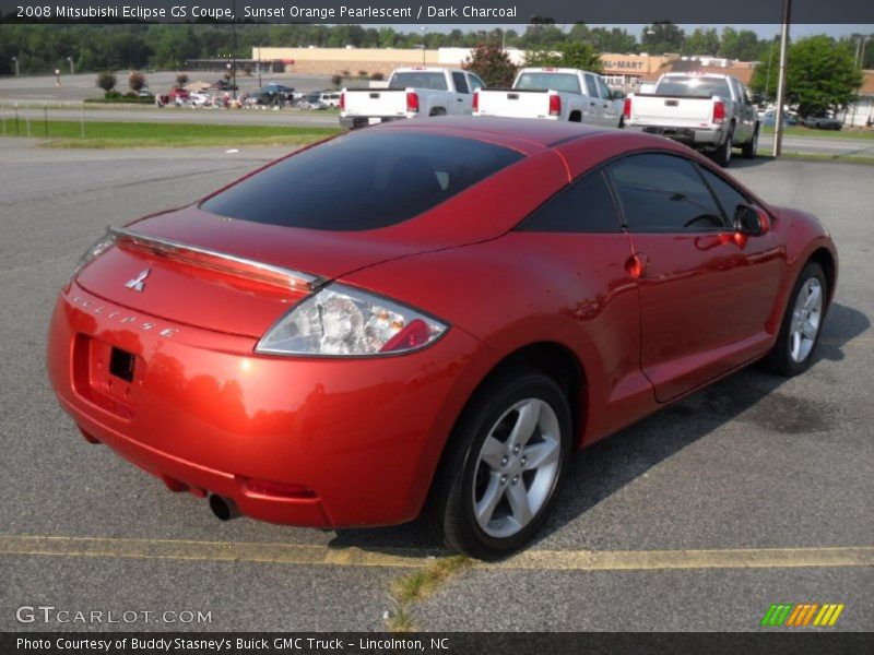 Sunset Orange Pearlescent / Dark Charcoal 2008 Mitsubishi Eclipse GS Coupe