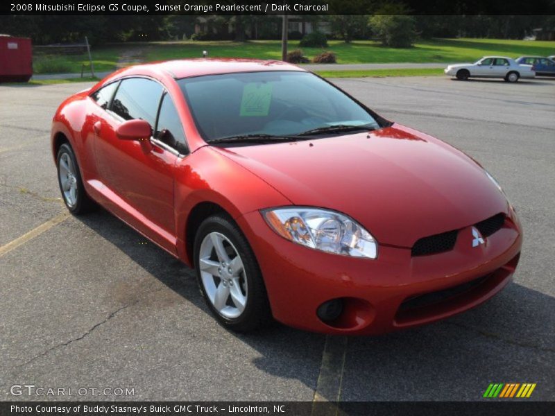 Sunset Orange Pearlescent / Dark Charcoal 2008 Mitsubishi Eclipse GS Coupe