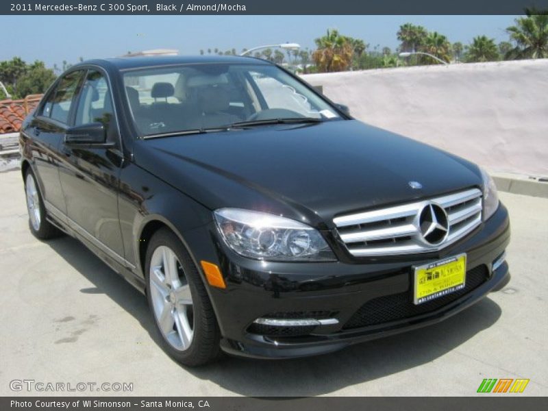 Black / Almond/Mocha 2011 Mercedes-Benz C 300 Sport