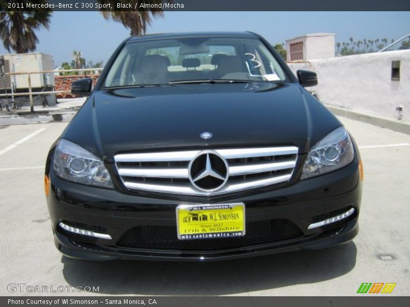 Black / Almond/Mocha 2011 Mercedes-Benz C 300 Sport