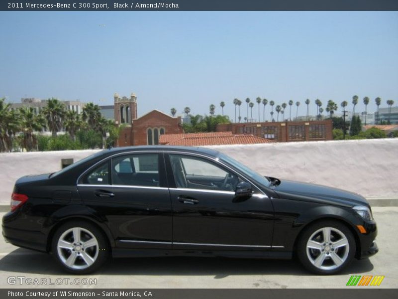 Black / Almond/Mocha 2011 Mercedes-Benz C 300 Sport