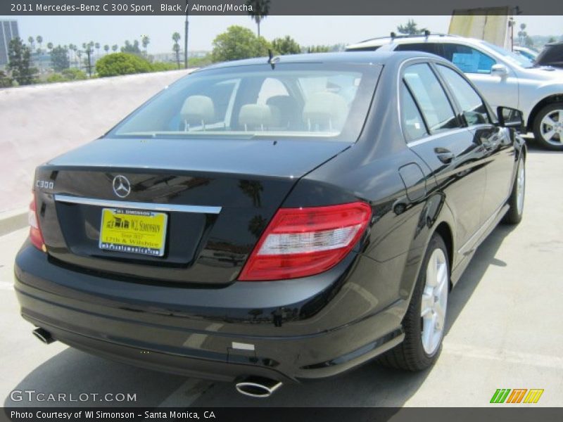 Black / Almond/Mocha 2011 Mercedes-Benz C 300 Sport