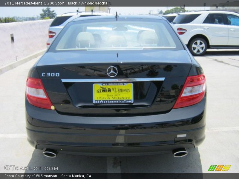 Black / Almond/Mocha 2011 Mercedes-Benz C 300 Sport