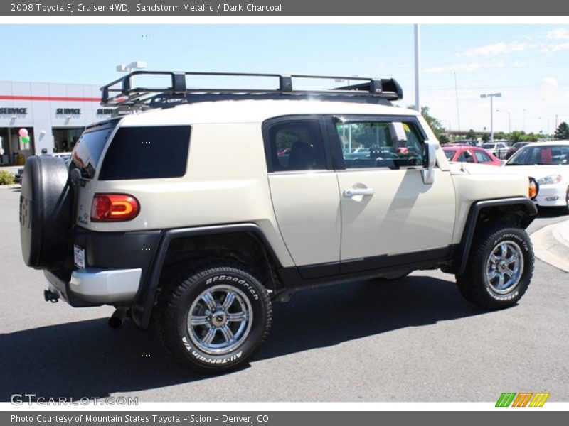 Sandstorm Metallic / Dark Charcoal 2008 Toyota FJ Cruiser 4WD