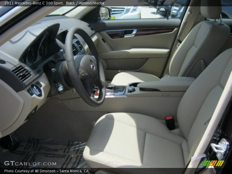 Black / Almond/Mocha 2011 Mercedes-Benz C 300 Sport