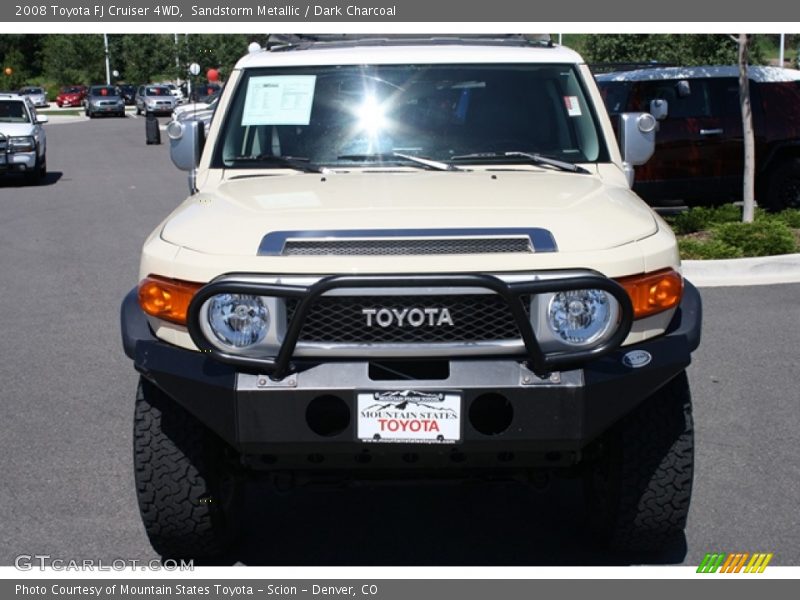 Sandstorm Metallic / Dark Charcoal 2008 Toyota FJ Cruiser 4WD