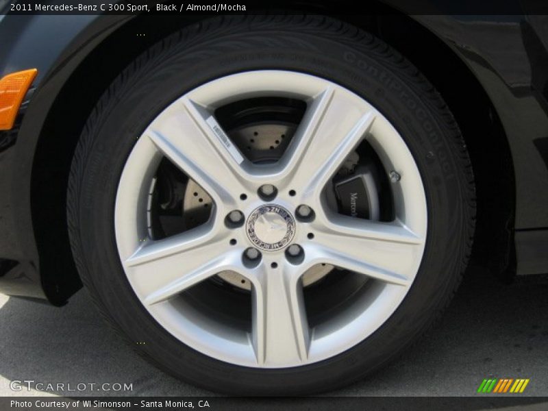 Black / Almond/Mocha 2011 Mercedes-Benz C 300 Sport
