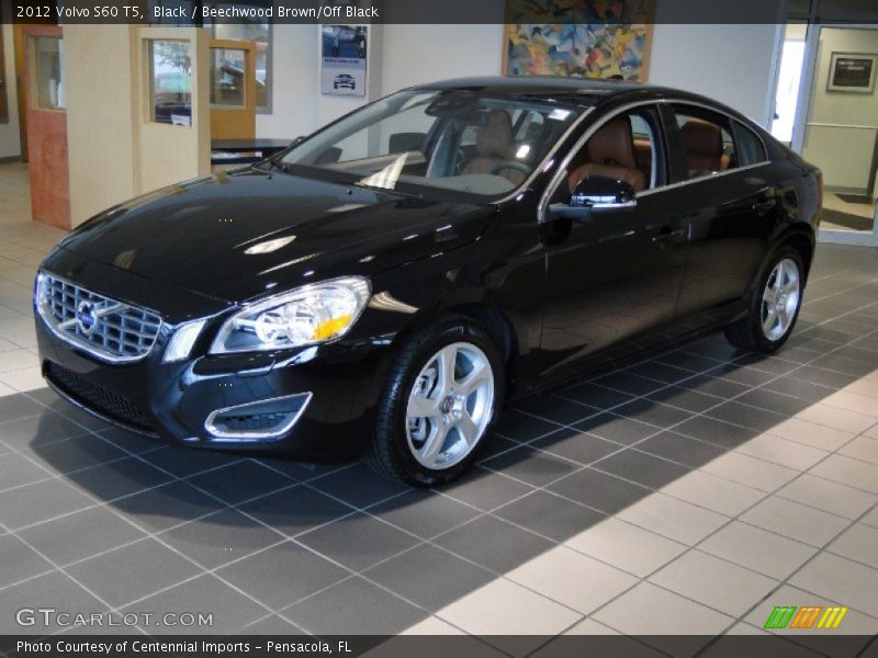 Black / Beechwood Brown/Off Black 2012 Volvo S60 T5