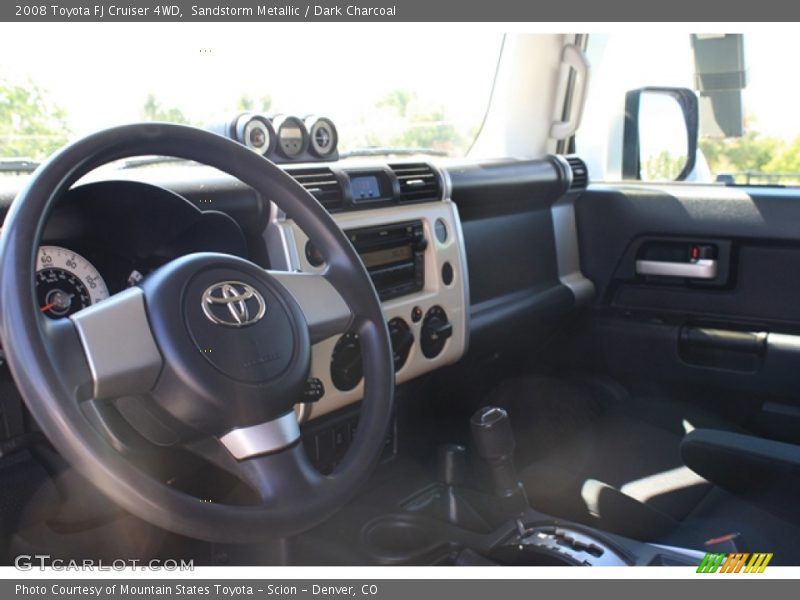 Sandstorm Metallic / Dark Charcoal 2008 Toyota FJ Cruiser 4WD