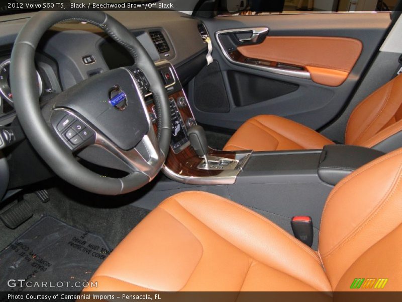  2012 S60 T5 Beechwood Brown/Off Black Interior