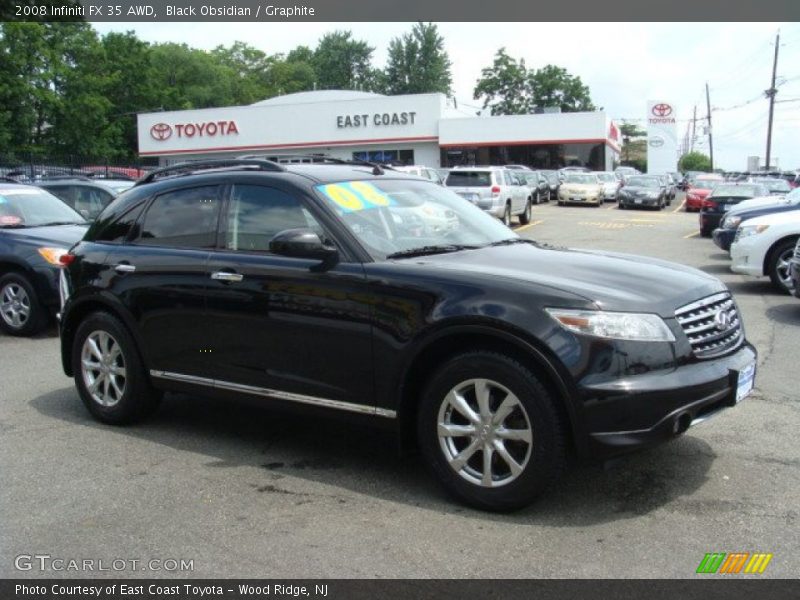 Black Obsidian / Graphite 2008 Infiniti FX 35 AWD
