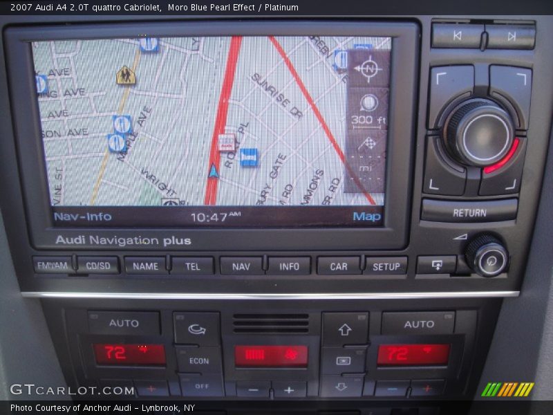 Navigation of 2007 A4 2.0T quattro Cabriolet