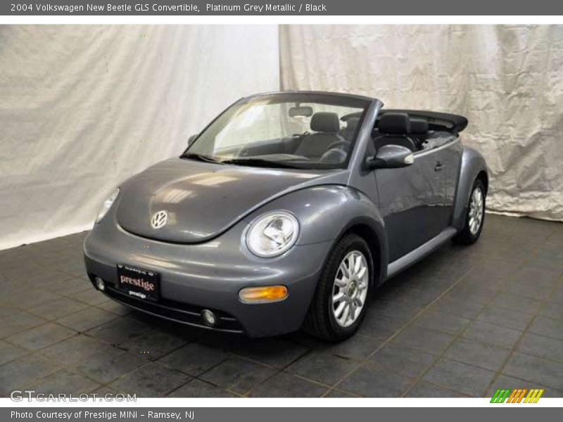 Platinum Grey Metallic / Black 2004 Volkswagen New Beetle GLS Convertible