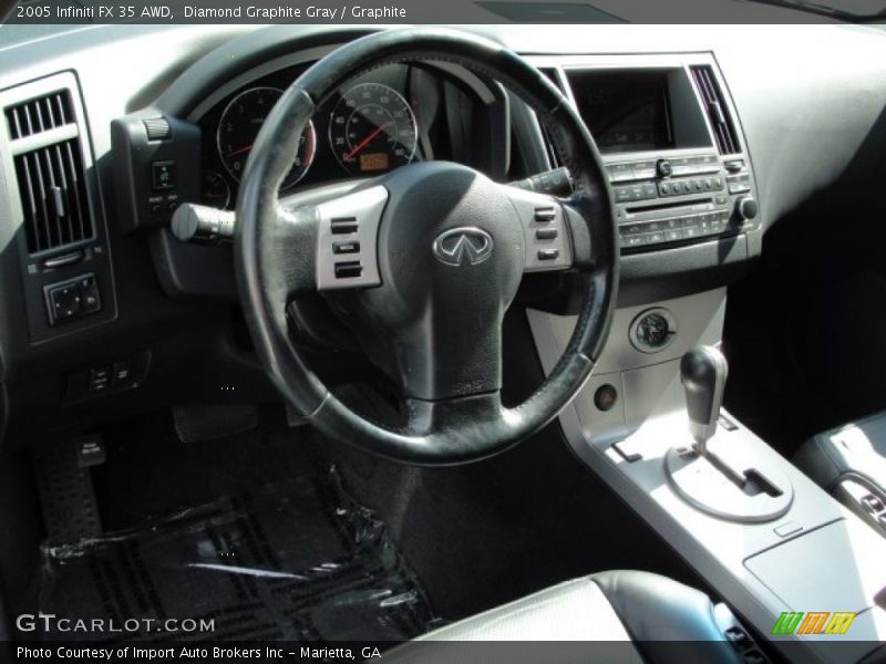 Diamond Graphite Gray / Graphite 2005 Infiniti FX 35 AWD