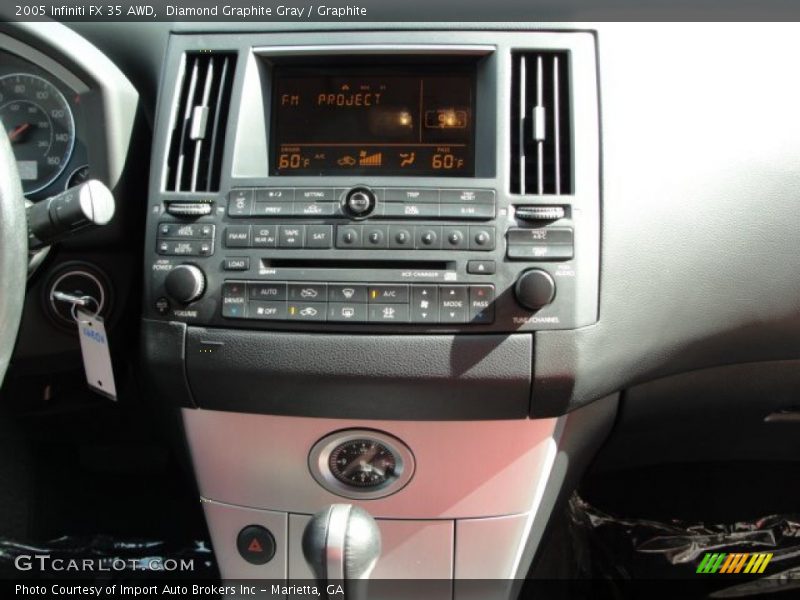Diamond Graphite Gray / Graphite 2005 Infiniti FX 35 AWD