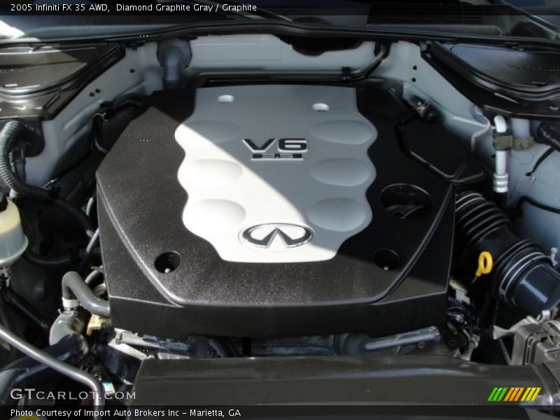 Diamond Graphite Gray / Graphite 2005 Infiniti FX 35 AWD