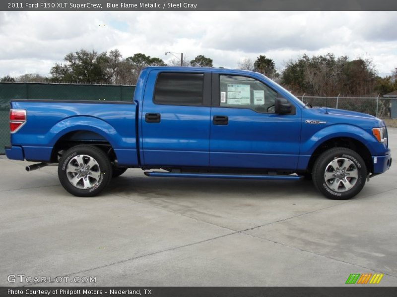  2011 F150 XLT SuperCrew Blue Flame Metallic
