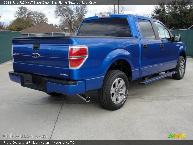  2011 F150 XLT SuperCrew Blue Flame Metallic