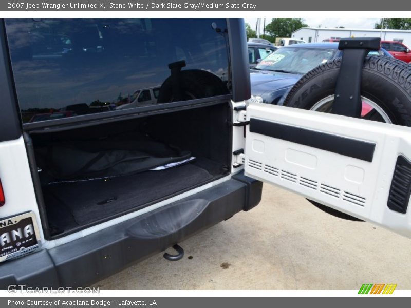 Stone White / Dark Slate Gray/Medium Slate Gray 2007 Jeep Wrangler Unlimited X