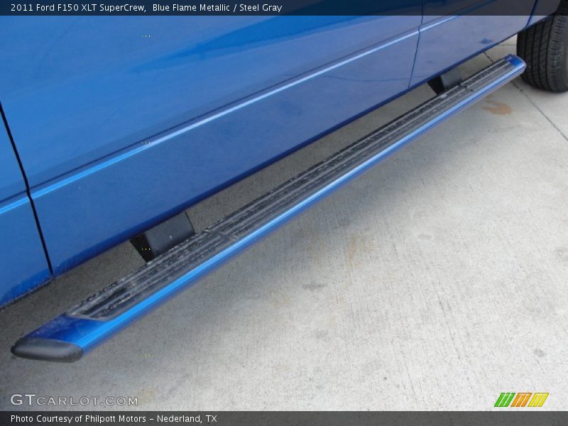 Blue Flame Metallic / Steel Gray 2011 Ford F150 XLT SuperCrew