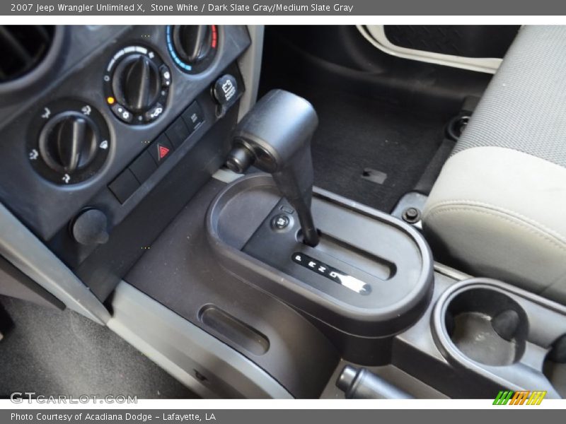Stone White / Dark Slate Gray/Medium Slate Gray 2007 Jeep Wrangler Unlimited X