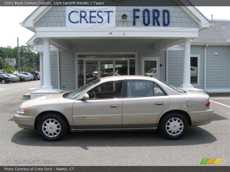 Light Sandrift Metallic / Taupe 2001 Buick Century Custom