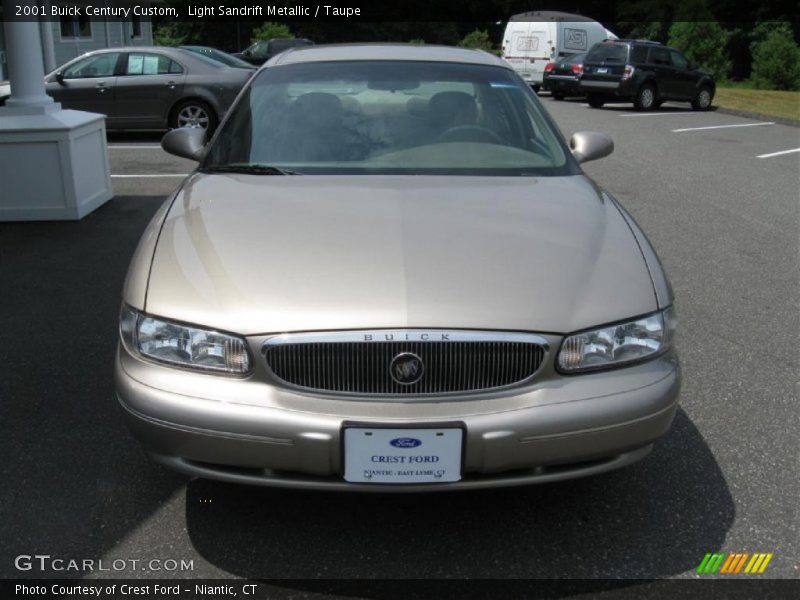 Light Sandrift Metallic / Taupe 2001 Buick Century Custom