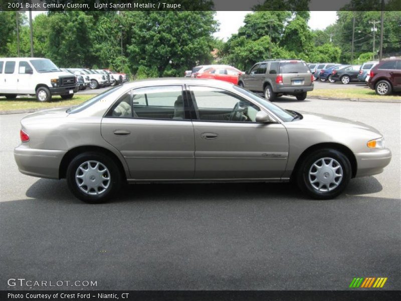 Light Sandrift Metallic / Taupe 2001 Buick Century Custom