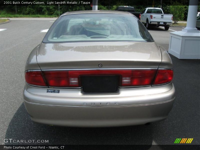 Light Sandrift Metallic / Taupe 2001 Buick Century Custom