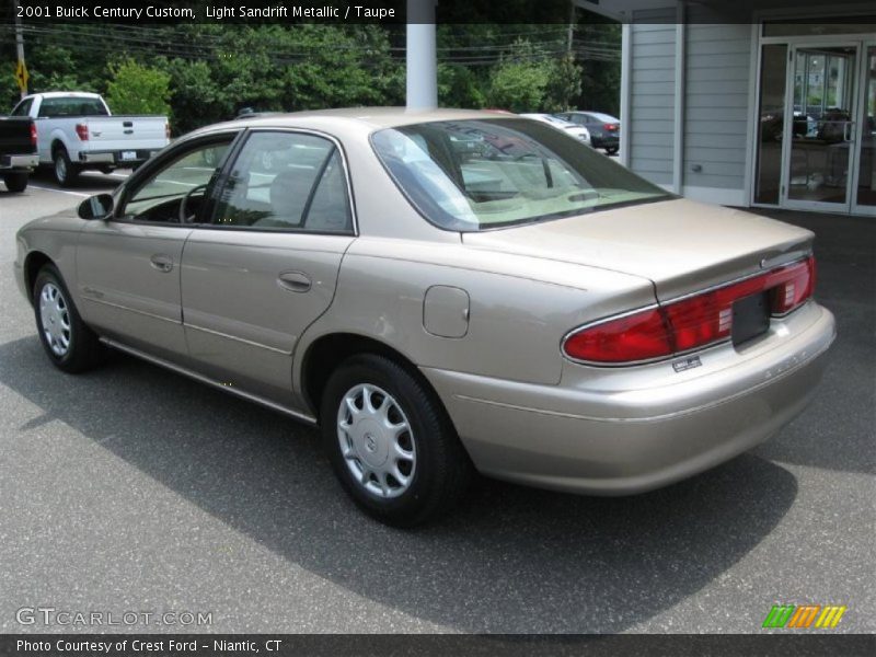Light Sandrift Metallic / Taupe 2001 Buick Century Custom