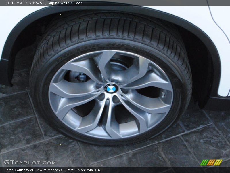 Alpine White / Black 2011 BMW X6 xDrive50i