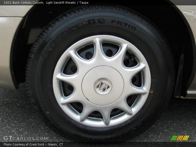 Light Sandrift Metallic / Taupe 2001 Buick Century Custom
