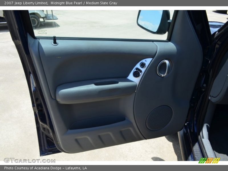 Midnight Blue Pearl / Medium Slate Gray 2007 Jeep Liberty Limited