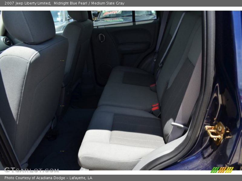 Midnight Blue Pearl / Medium Slate Gray 2007 Jeep Liberty Limited