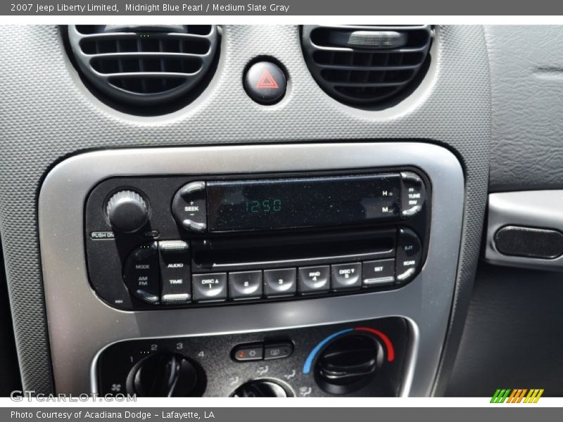 Midnight Blue Pearl / Medium Slate Gray 2007 Jeep Liberty Limited