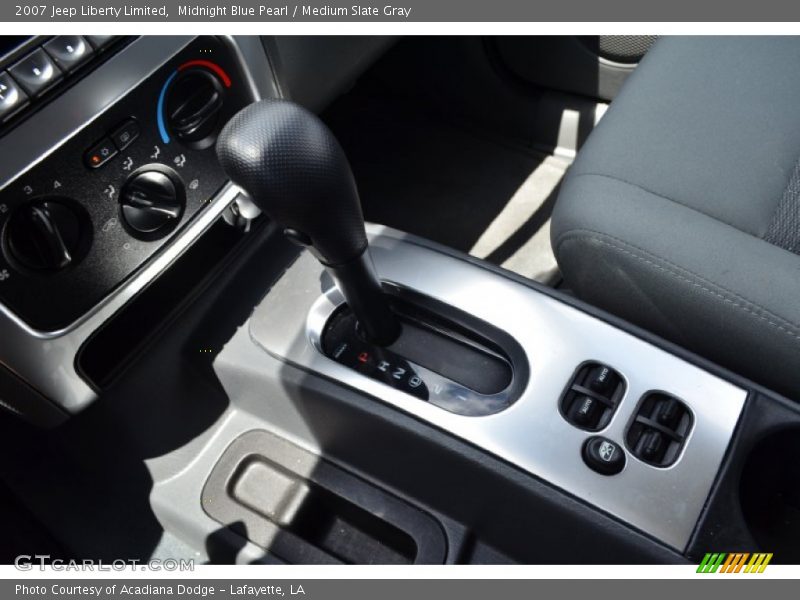 Midnight Blue Pearl / Medium Slate Gray 2007 Jeep Liberty Limited